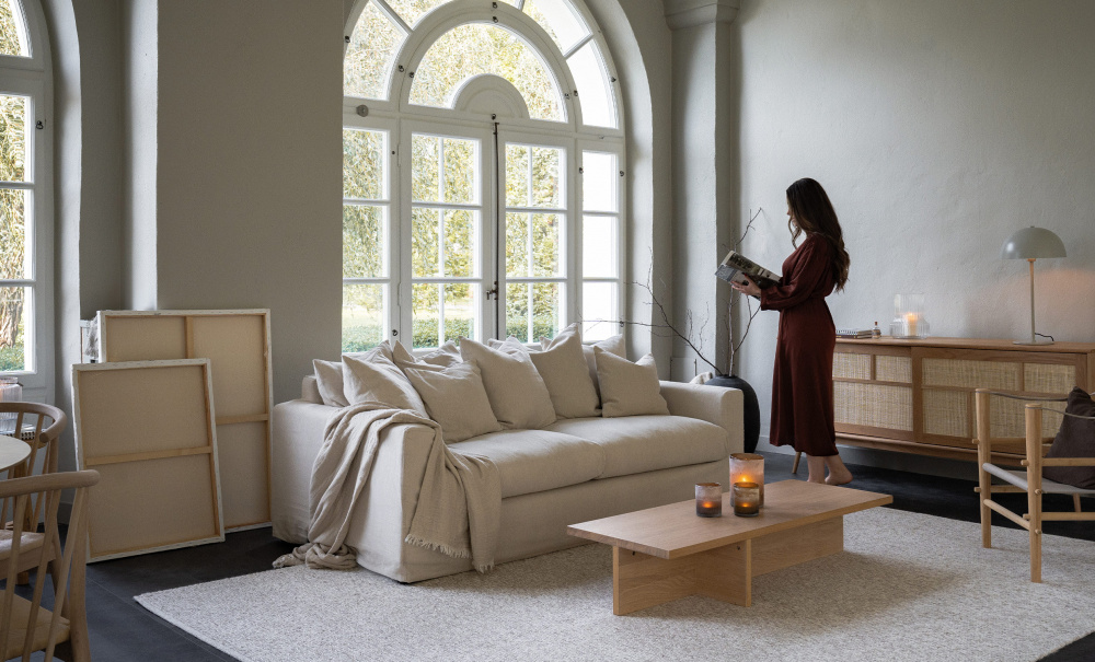 MONACO 3-seters sofa Beige i gruppen Stue / Sofaer / 3-seters sofaer hos Sofas & more (MON-3SBE)