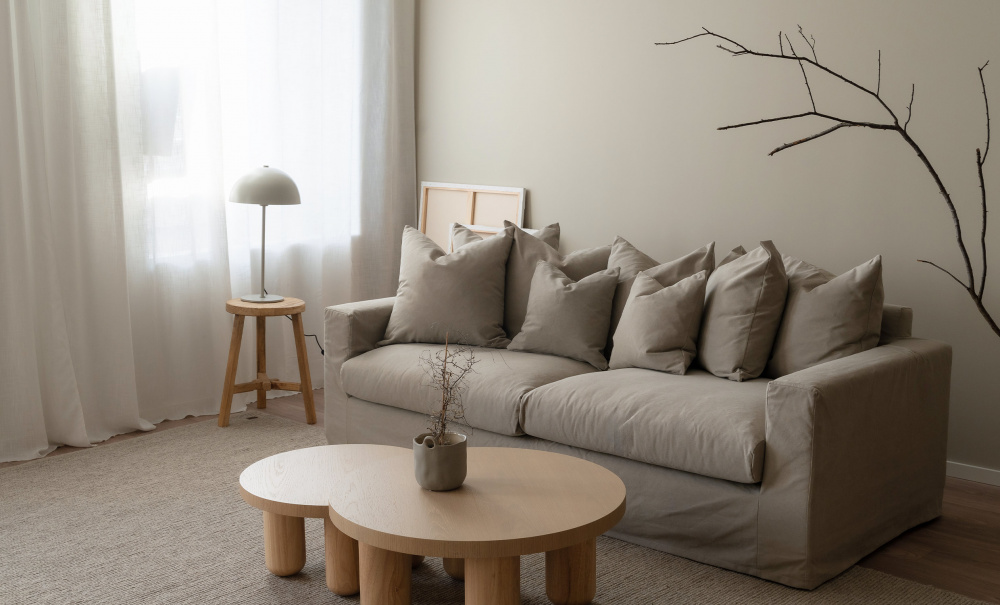MONACO 3-seters sofa Kaki i gruppen Stue / Sofaer / 3-seters sofaer hos Sofas & more (MON-3SKH)