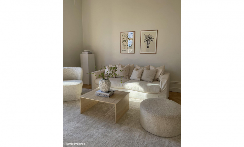 MONACO 3-seters sofa Hvit i gruppen Stue / Sofaer / 3-seters sofaer hos Sofas & more (MON-3SVI)