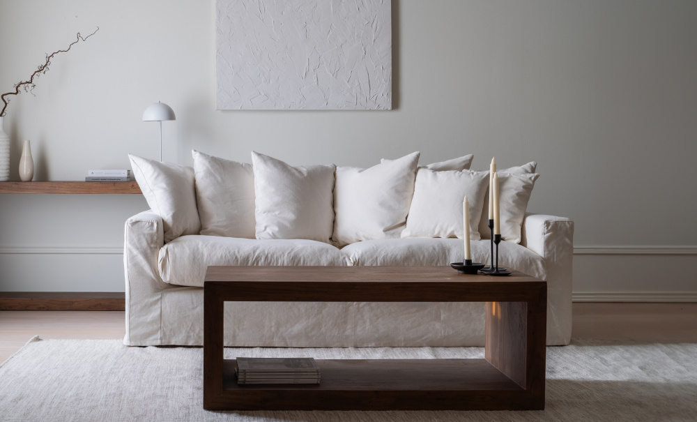 MONACO 3-seters sofa Hvit i gruppen Stue / Sofaer / 3-seters sofaer hos Sofas & more (MON-3SVI)