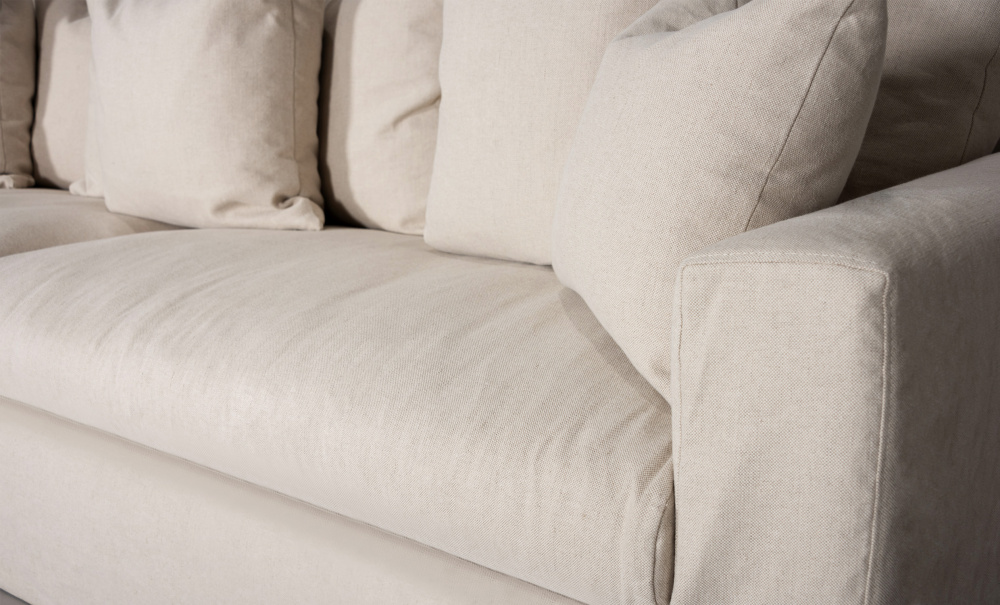 MONACO 4-seters sofa Kaki i gruppen Stue / Sofaer / 4-seters sofaer hos Sofas & more (MON-4SKH)