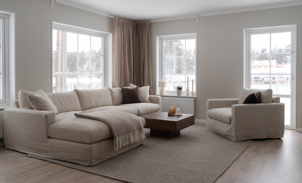 MAXIME Lenestol Beige i gruppen Stue / Lenestoler hos Sofas & more (MX1SBE)