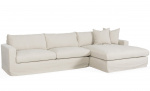 MAXIME Sofa Høyre Hvit
