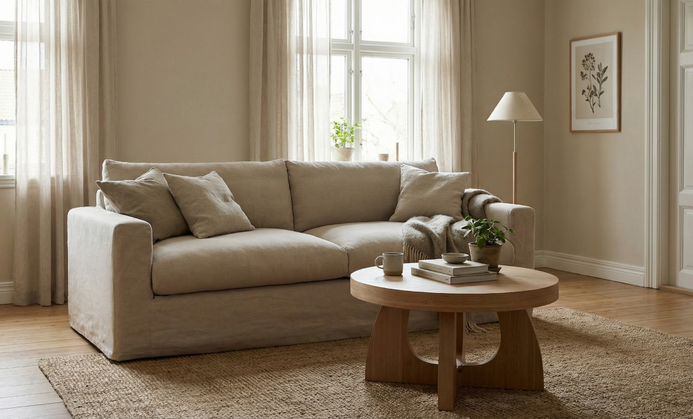 Bilde nr 3 (MAXIME 3-seters sofa Beige)