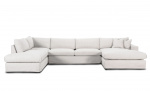 Bytt til bilde nr. 1 (MAXIME U-sofa Venstre Hvit)