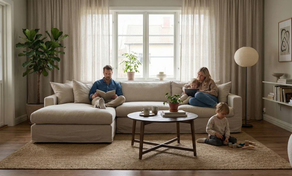 Bilde nr 3 (MAXIME Sofa Venstre Beige)