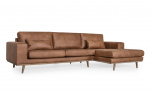 Bytt til bilde nr. 2 (STOCKHOLM Leather Divansofa Hyre Cogna)