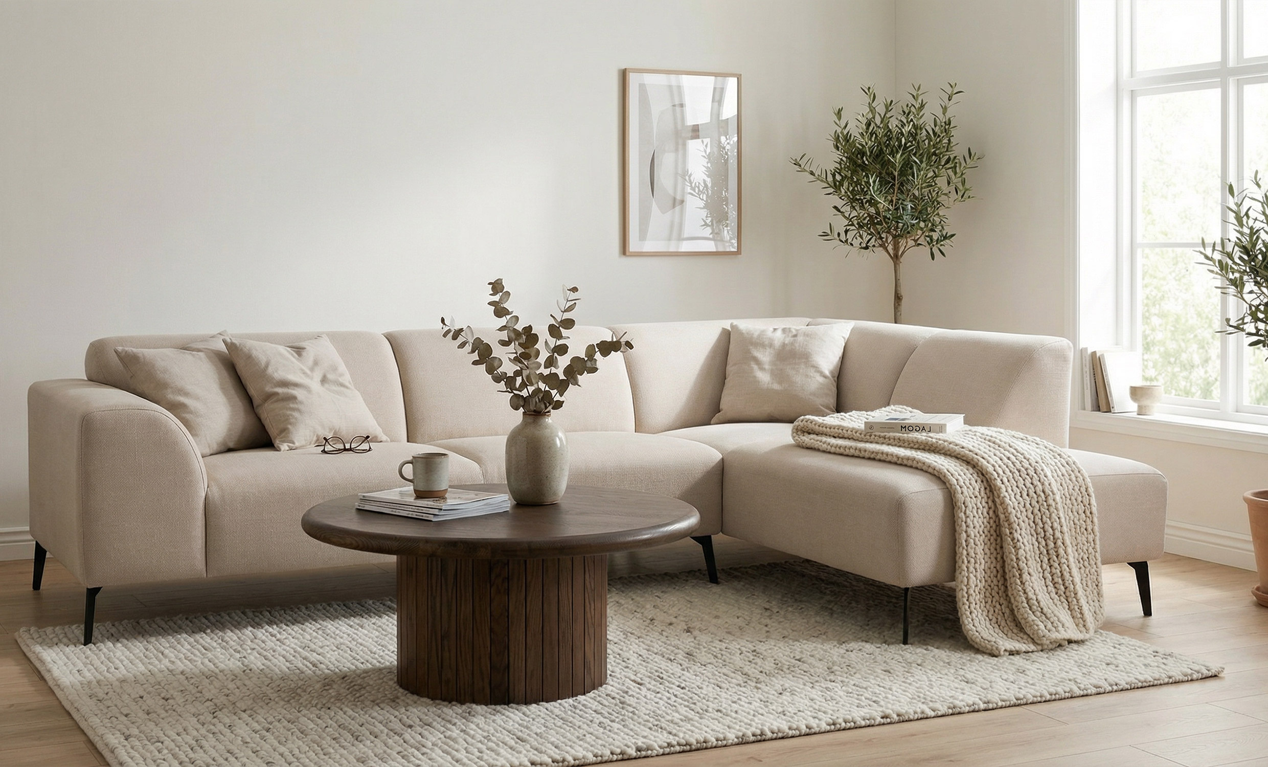 NICE L-Sofa H�yre Greige
