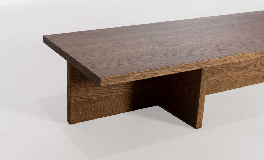 NOMA Sofabord Brunbeiset eikefiner 135x50x27 i gruppen Stue / Sofabord / hos Sofas & more (NO-SB-BR-135)