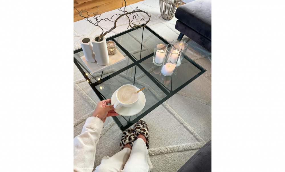 PRISMA Salongbord 80 Sort i gruppen Sluttsalg / Innredning – Summer Sale hos Sofas & more (OL-1993CT-A-BL)
