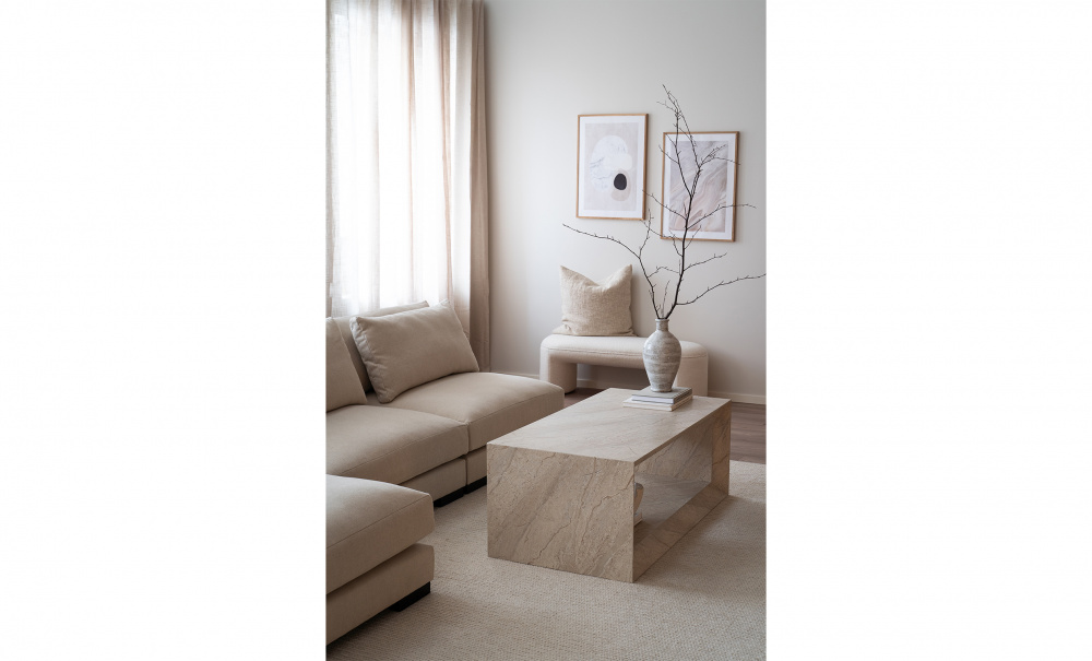 CATANIA DOUBLE Salongbord Beige i gruppen Stue / Sofabord hos Sofas & more (OL-2230CT-A-SY36)