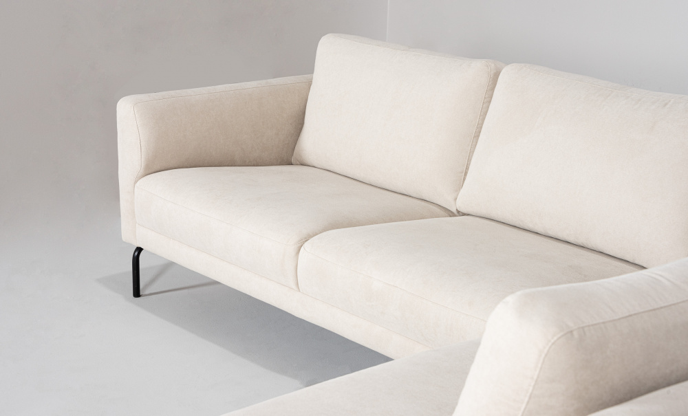 PORTOFINO L-Sofa Hyre Mrk Beige i gruppen Stue / Sofaer / Divansofaer hos Sofas & more (PO-3A-SO23)