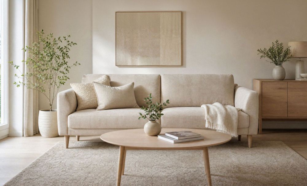 Bilde nr 3 (PORTOFINO 3-seters sofa Beige Eikben)