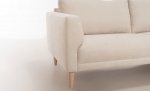 Bytt til bilde nr. 6 (PORTOFINO 3-seters sofa Beige Eikben)