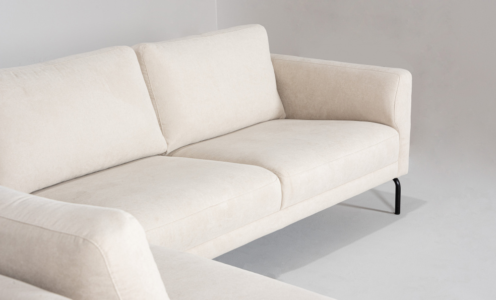 PORTOFINO L-Sofa Venstre Mrk Beige i gruppen Stue / Sofaer / Divansofaer hos Sofas & more (PO-A3-SO23)