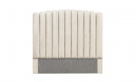 PRIMO 140 Sengegavl Fløyel Beige