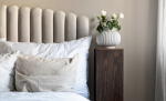 PRIMO 140 Sengegavl Fløyel Beige