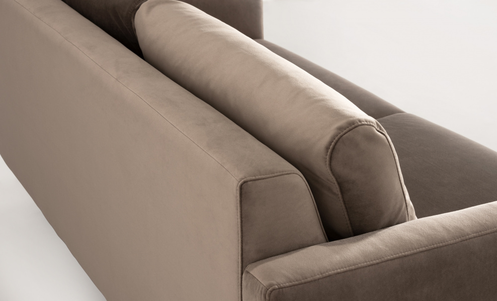 SANDHAMN 3-seters Sofa Velvet Mrk gr i gruppen Stue / Sofaer / hos Sofas & more (SA3SSA18)