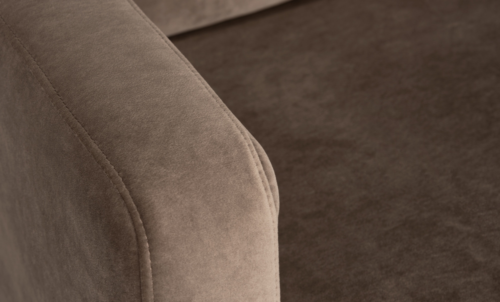 SANDHAMN 3-seters Sofa Velvet Mrk gr i gruppen Stue / Sofaer / hos Sofas & more (SA3SSA18)