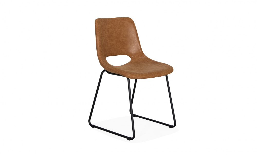 LANTA 120 Spisegruppe 4 Stoler Brun i gruppen Spiseplass / Bord / Spisegrupper / hos Sofas & more (SHDT10-CHAIR07)