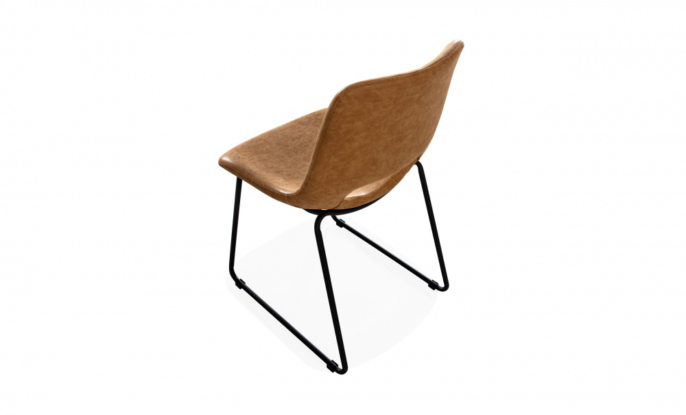 LANTA 120 Spisegruppe 4 Stoler Brun i gruppen Spiseplass / Bord / Spisegrupper / hos Sofas & more (SHDT10-CHAIR07)