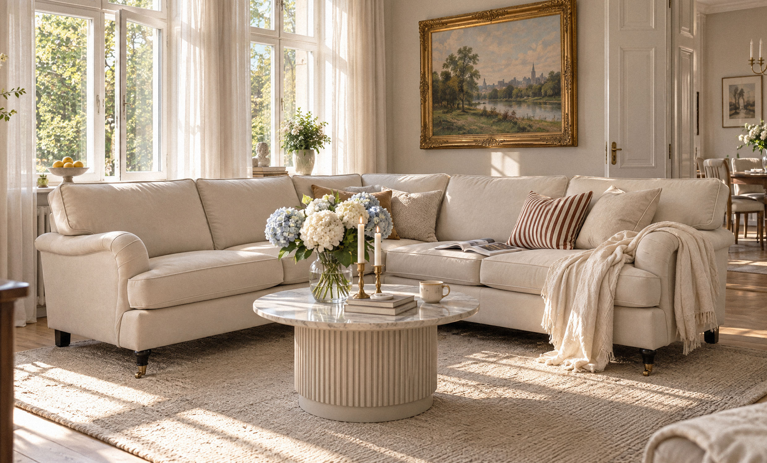 SKAGEN Hjørnesofa Howard Classic Beige