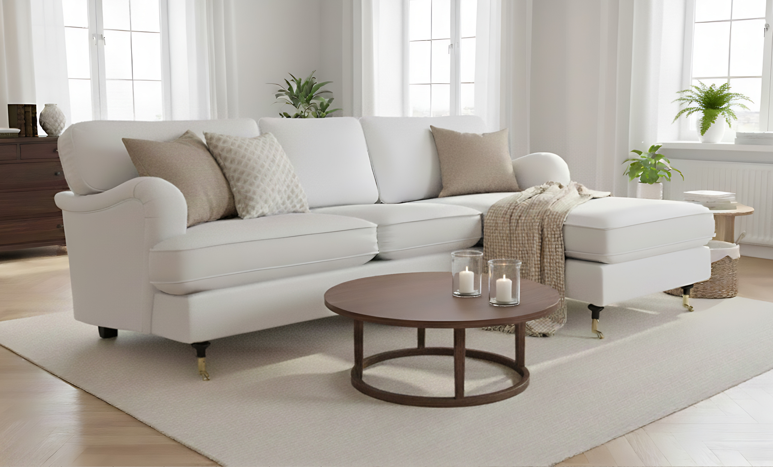 SKAGEN Divansofa Hyre Howard Classic Offwhite