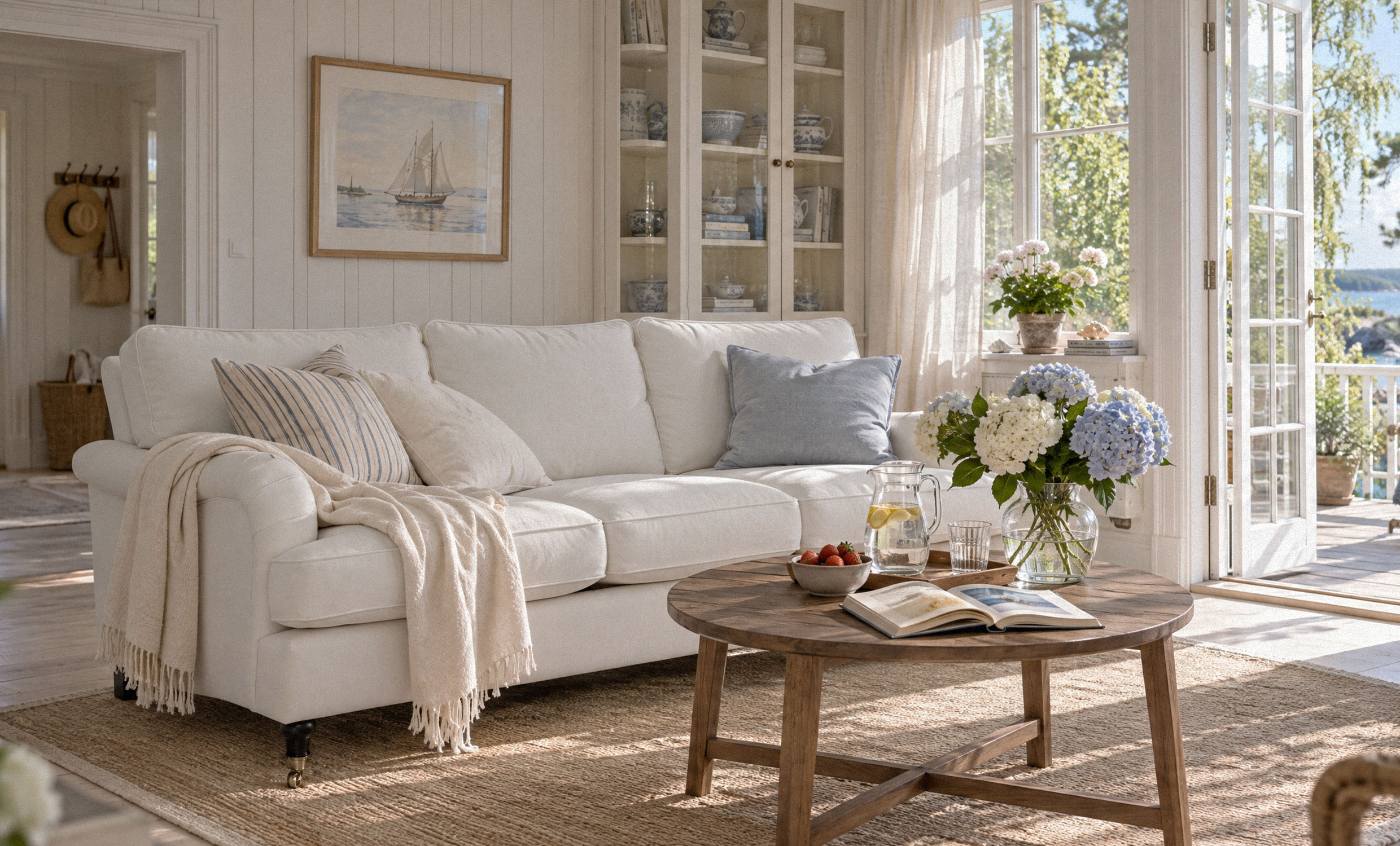 SKAGEN 3-seters Howard-sofa Classic Offwhite