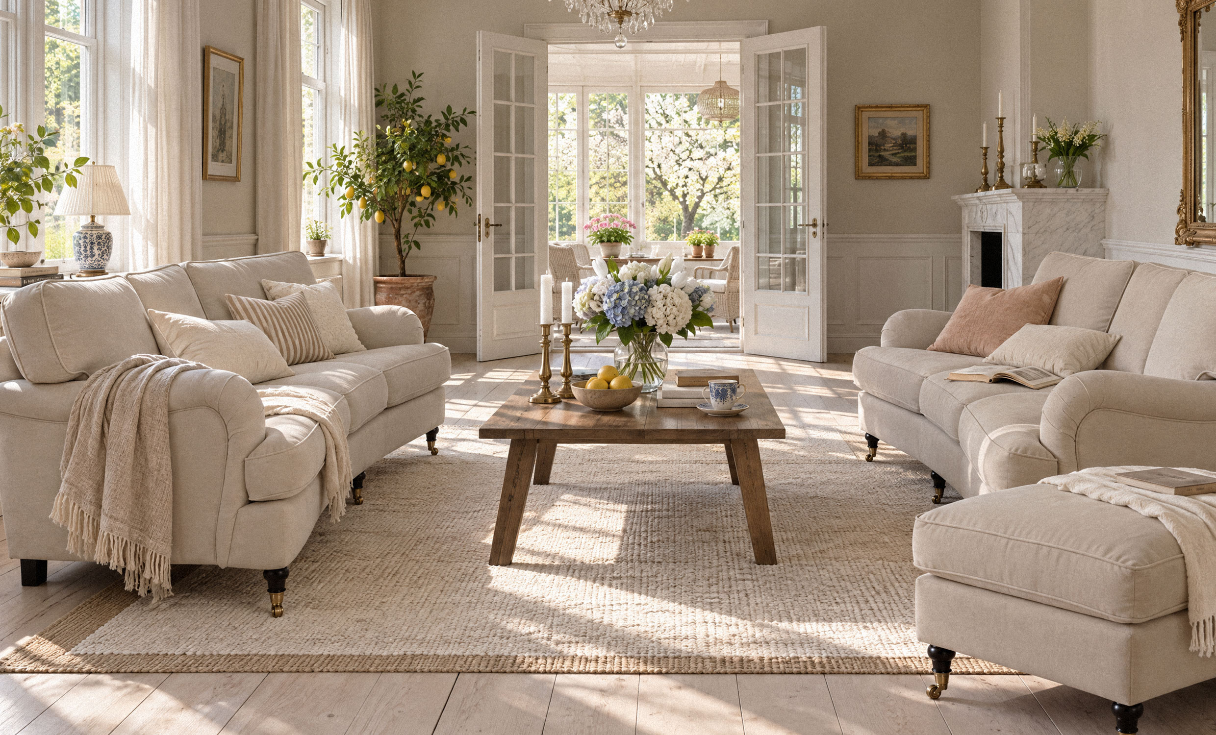 SKAGEN 3-seters buet Howard-sofa Classic Beige
