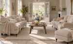 Bytt til bilde nr. 2 (SKAGEN 3-seters buet Howard-sofa Classic Beige)