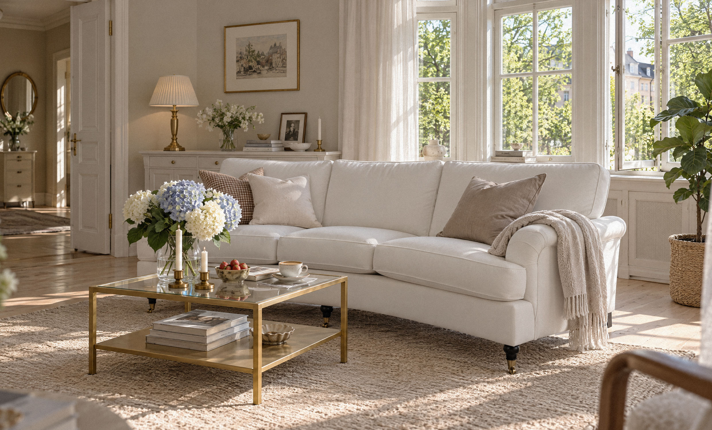 SKAGEN 3-seters buet Howard-sofa Classic Offwhite