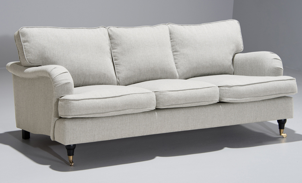 SKAGEN 3-seters Howard-sofa Beige i gruppen Stue / Sofaer / 3-seters sofaer hos Sofas & more (SKA3SIN22)