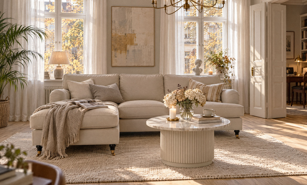 Bilde nr 2 (SKAGEN Divansofa Venstre Howard Classic Beige)