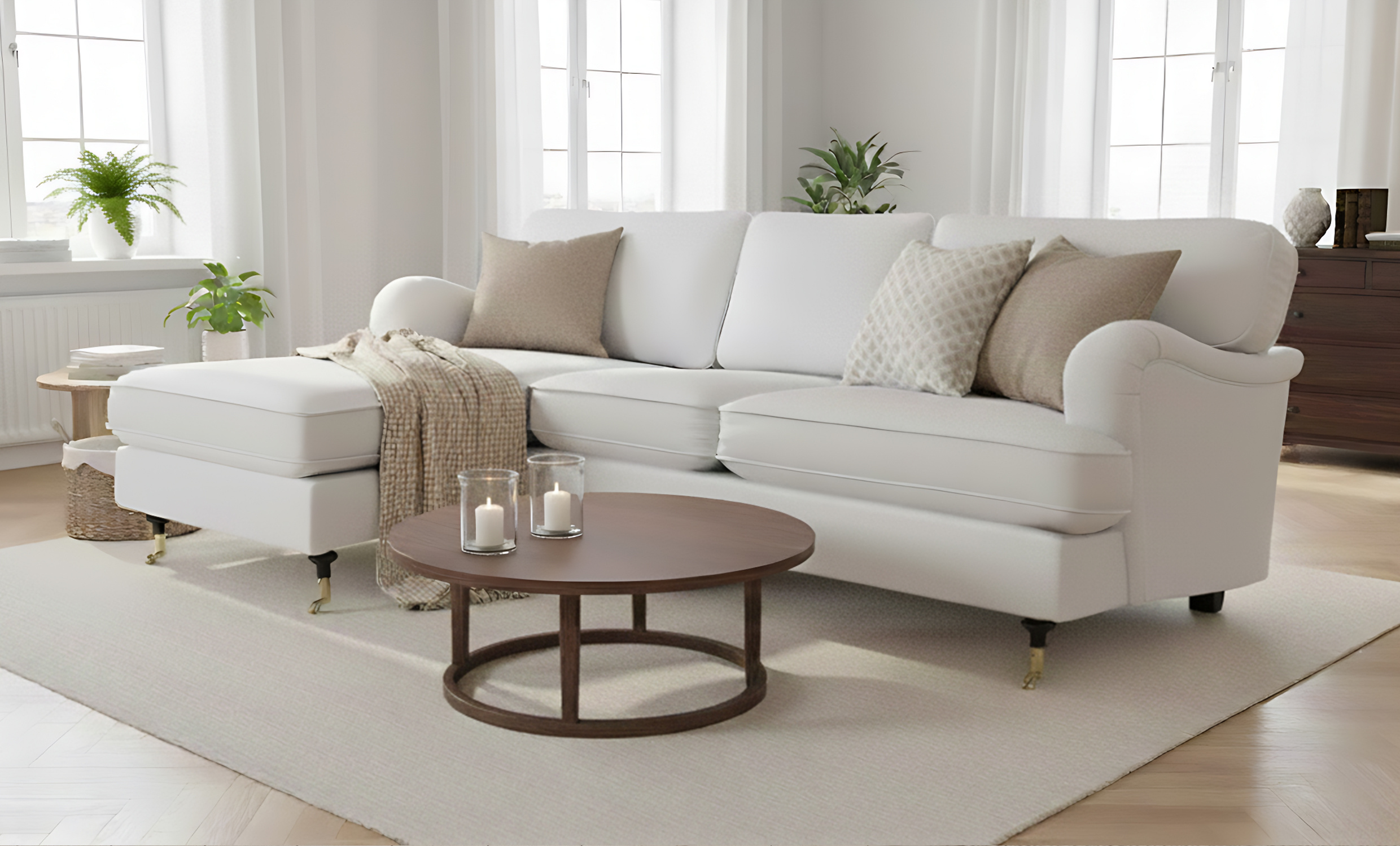 SKAGEN Divansofa Venstre Howard Classic Offwhite