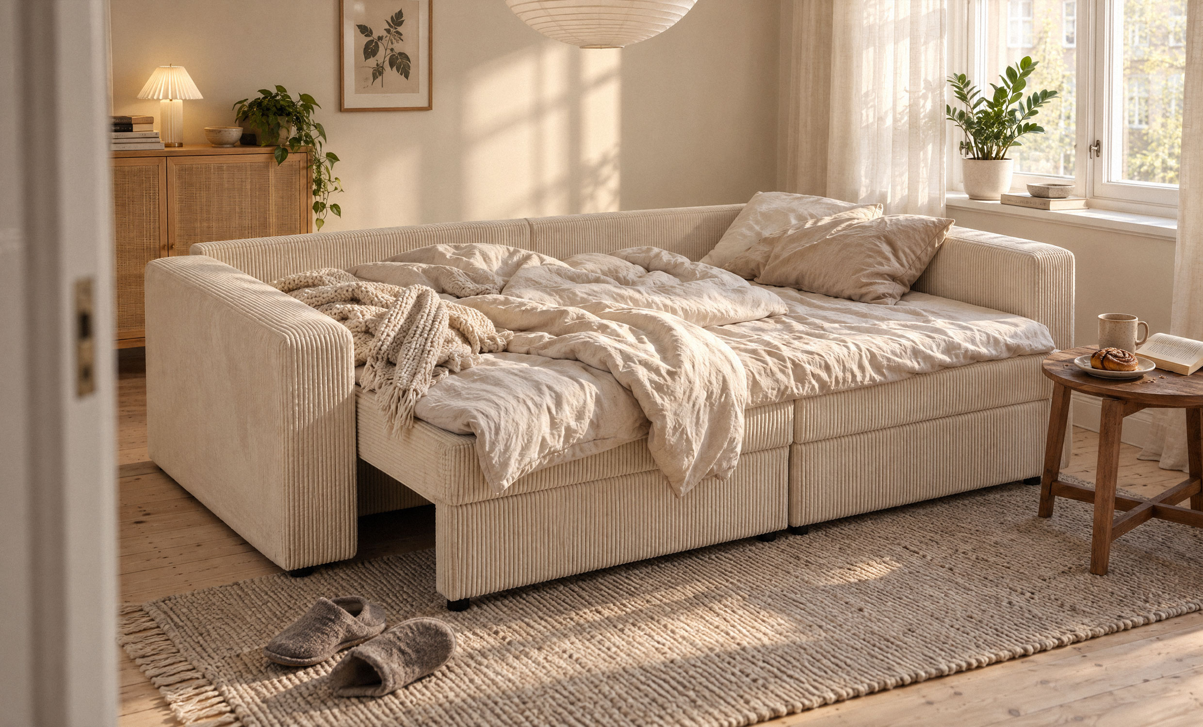 SOHO Sovesofa Cord Cream