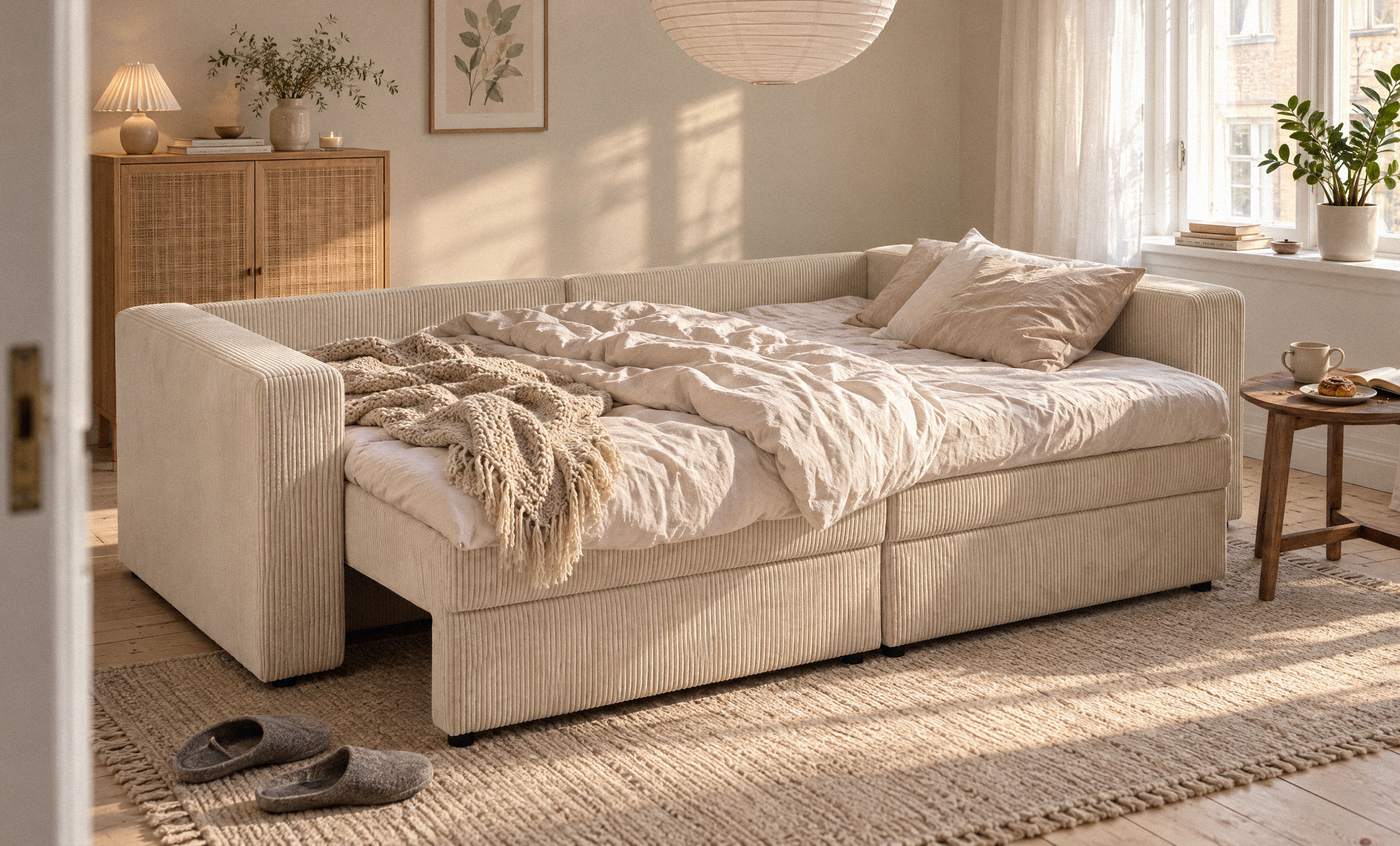 SOHO Sovesofa Cord Cream