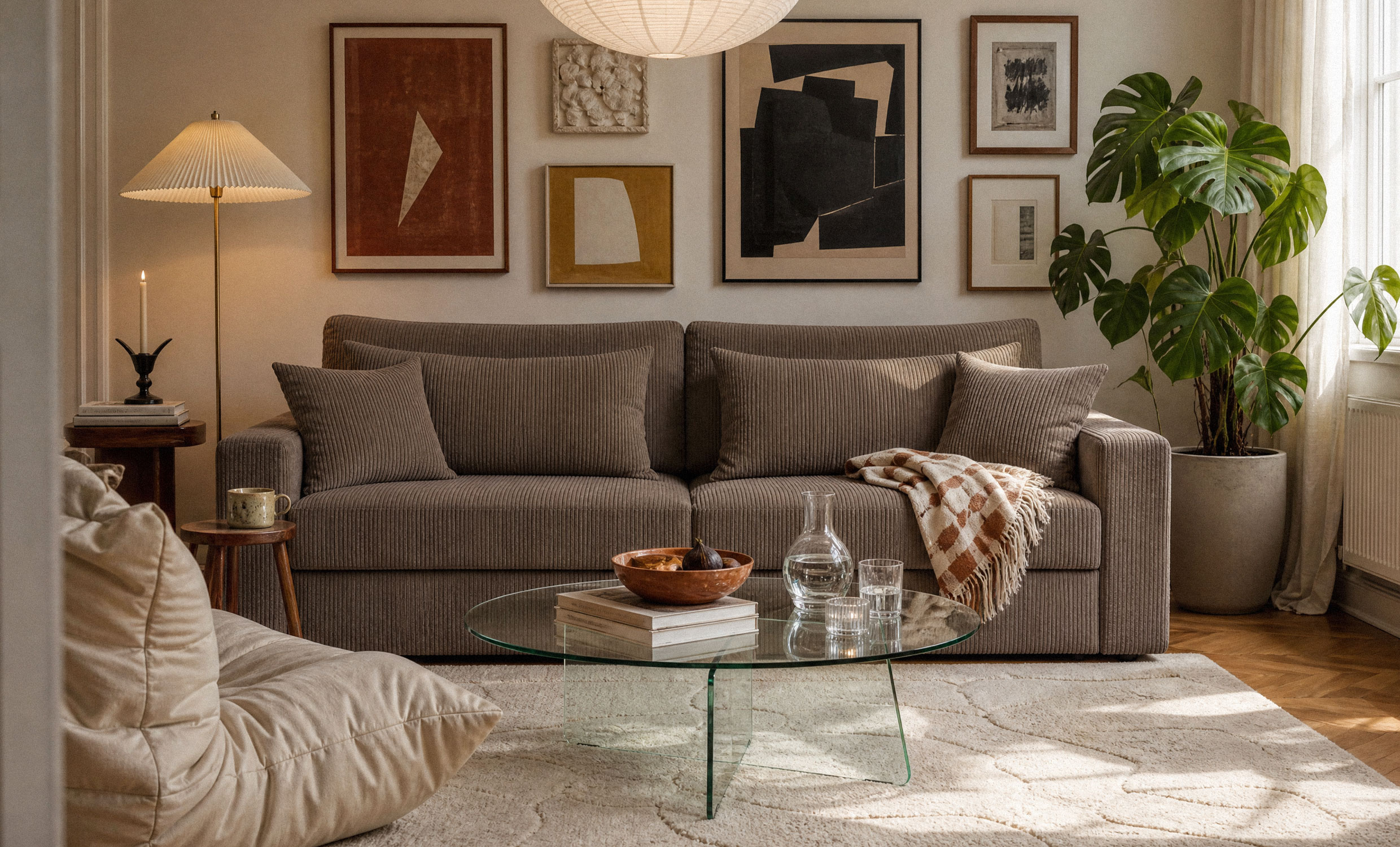 SOHO Sovesofa Cord Mocha