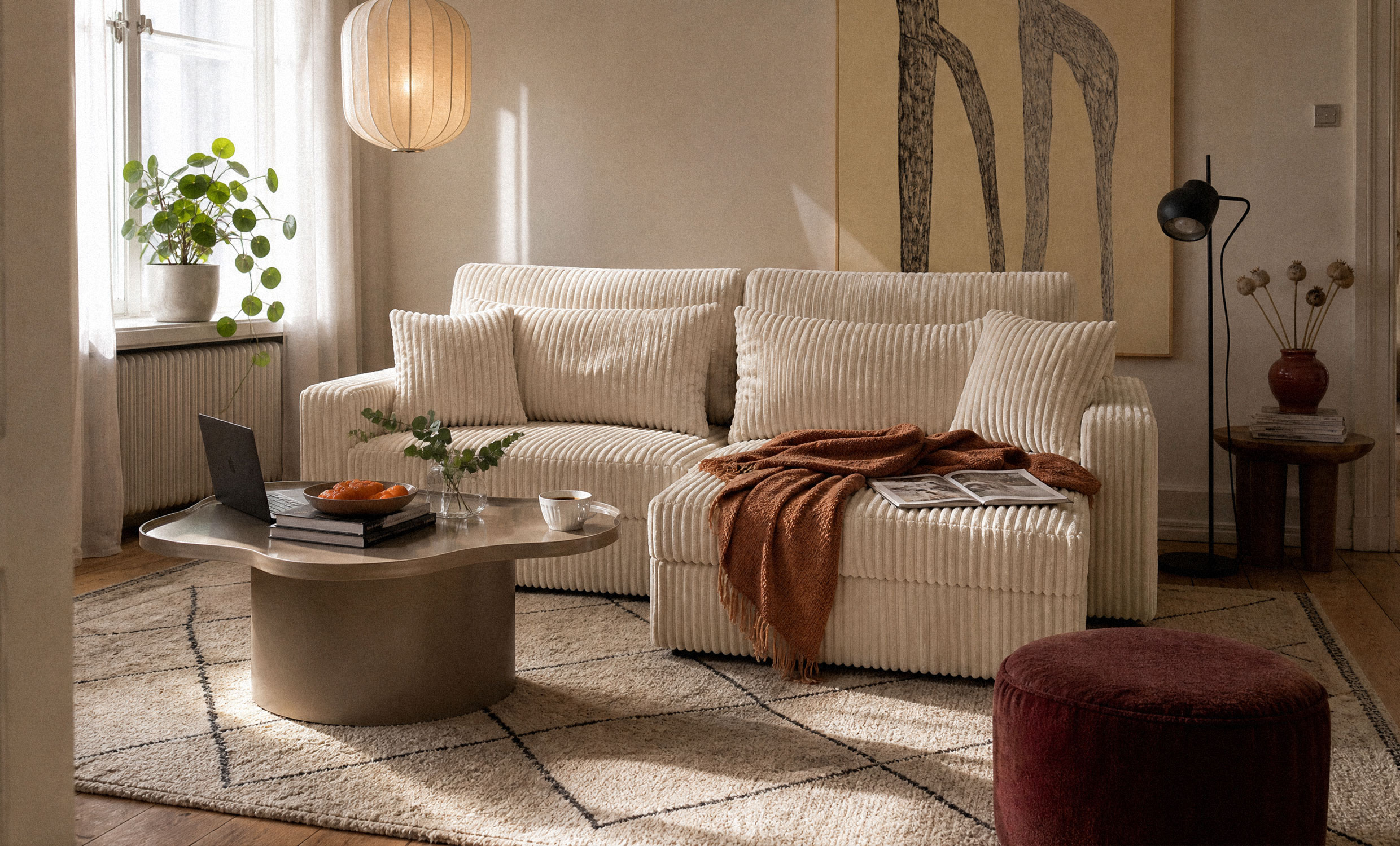 SOHO Sovesofa Teddy Cream