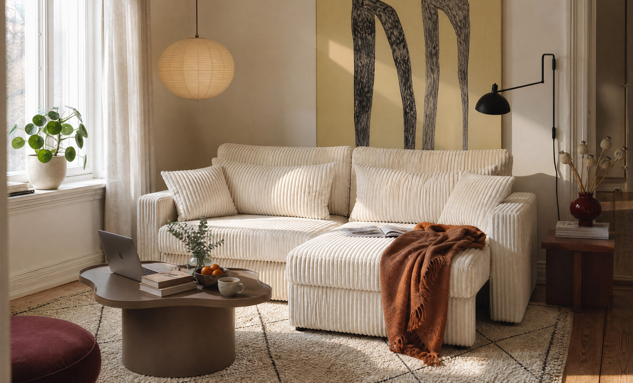 SOHO Sovesofa Teddy Cream