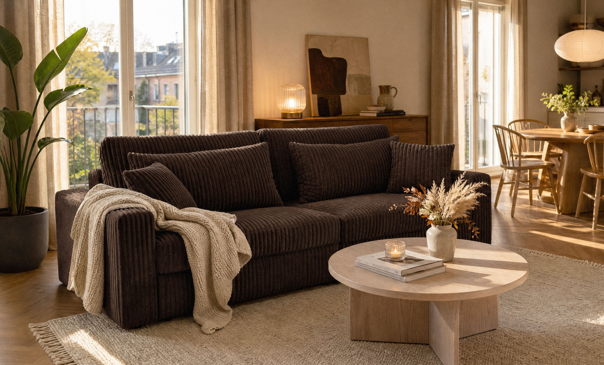 SOHO Sovesofa Teddy Chocolate