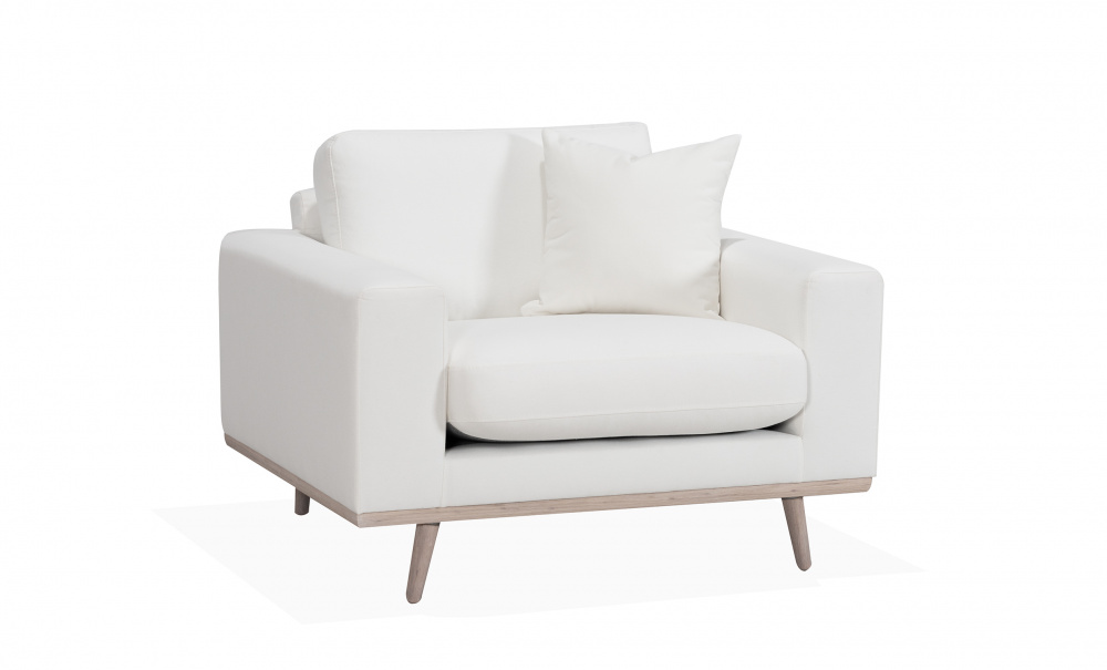 STOCKHOLM PREMIUM Lenestol Beige i gruppen Stue / Lenestoler hos Sofas & more (ST1S-BABE)