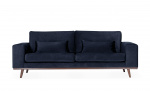 Bytt til bilde nr. 1 (STOCKHOLM 3-seters sofa Velvet Edition Mrk bl)