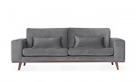 Bytt til bilde nr. 1 (STOCKHOLM 3-seters sofa Velvet Edition Mrk gr)