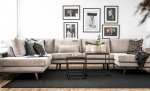 STOCKHOLM U-sofa Venstre Velvet Edition