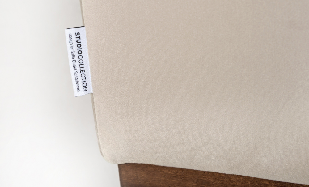 STOCKHOLM U-sofa Venstre Velvet Edition Greige i gruppen Stue / Sofaer / U-sofaer hos Sofas & more (STA3DSA02)