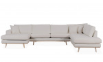 STOCKHOLM PREMIUM U-Sofa Høyre Beige