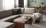 STOCKHOLM U-sofa Høyre Velvet Edition Greige