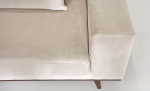 STOCKHOLM Divansofa Venstre Velvet Edition Mørk grå