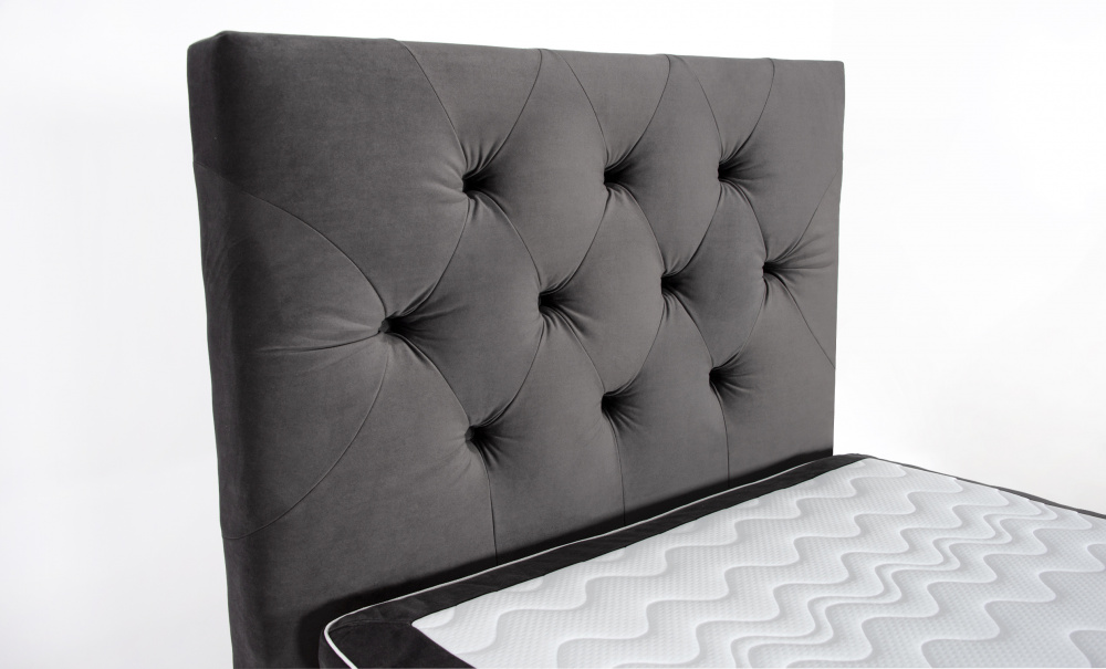 VRMD Premium Sengesett 140 Velvet Dark Grey i gruppen Soverom / Senger / Sengepakke hos Sofas & more (VARMDOPKT140-SAL18)