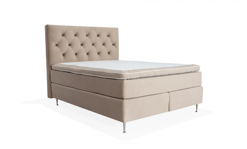 VRMD Premium Sengepakke 160 Velvet Greige i gruppen Soverom / Senger / Sengepakke hos Sofas & more (VARMDOPKT160-SAL02)